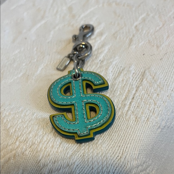 Coach Accessories - Coach Dollar Sign Vintage Keychain